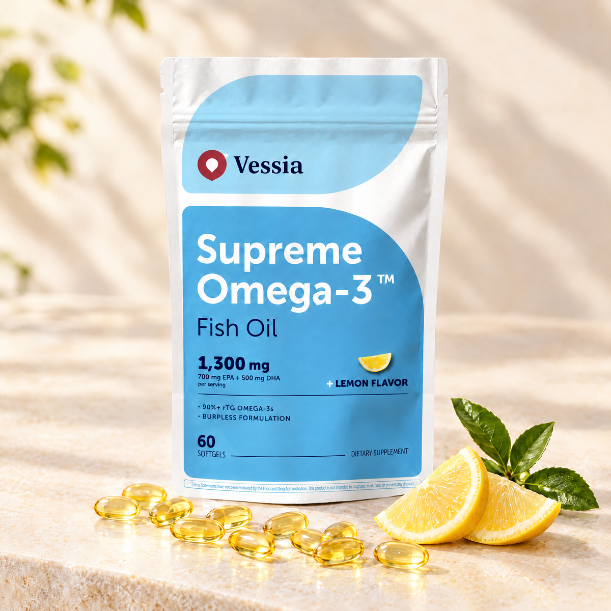 Vessia Supreme Omega-3 Fish Oil