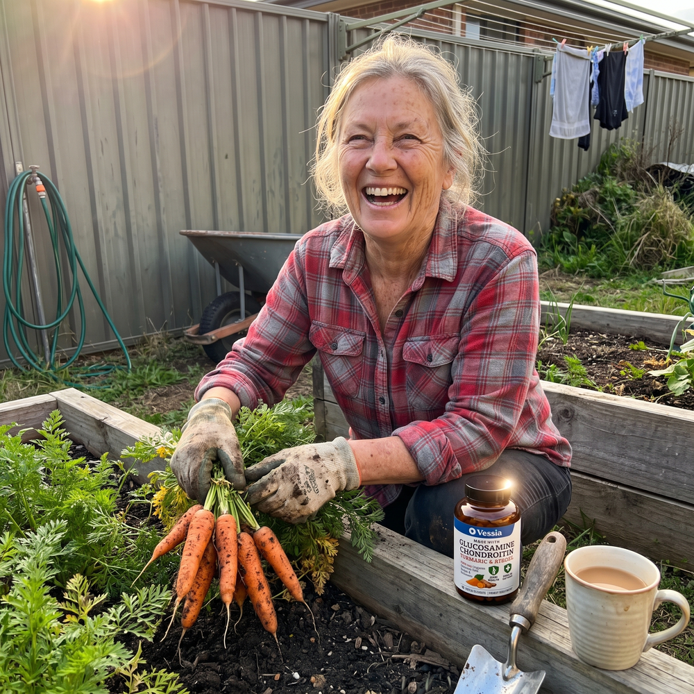 ’s Ochtends in de tuin werken