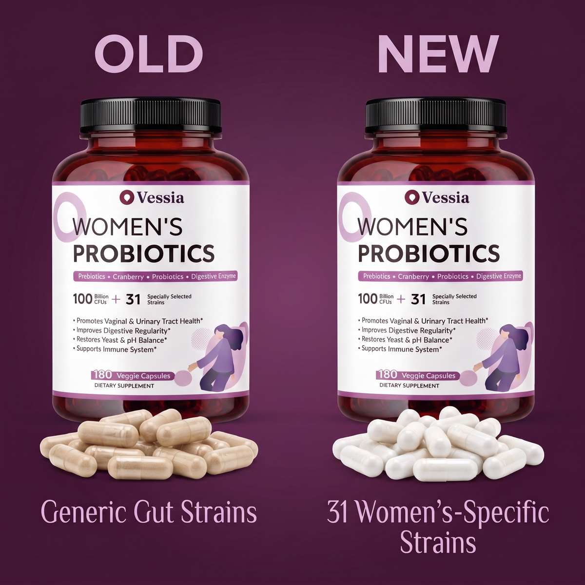Vessia Probiotica voor Vrouwen – afbeelding 4