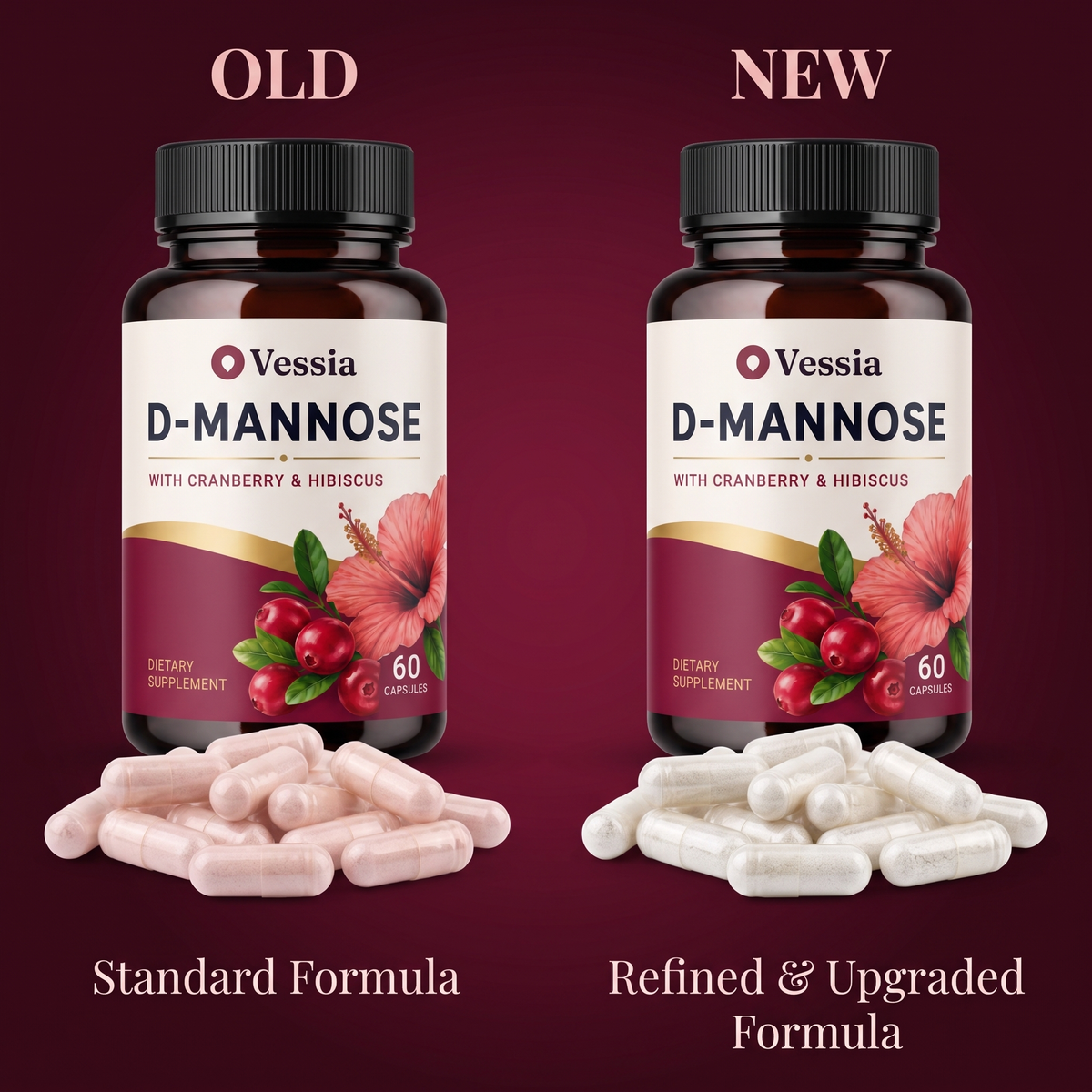 Vessia D-Mannose + Cranberry – afbeelding 4