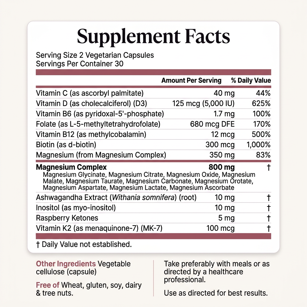 Vessia Magnesium Complex – afbeelding 6