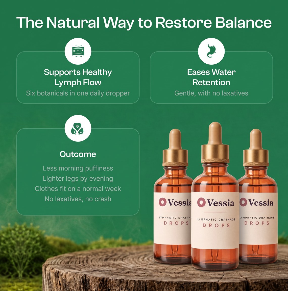 Vessia Lymphatic Drainage Drops